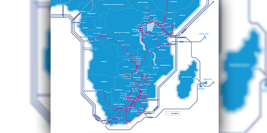 Liquid Telecom Fibre Coverage Map Telecom Review Africa - Liquid Telecom Connects East To West Africa With  Fastest Land-Based Fiber Link