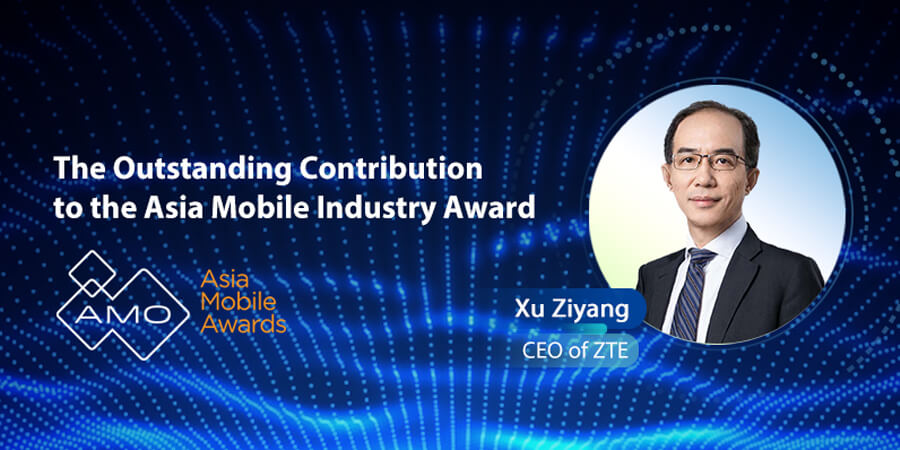 ZTE's CEO Xu Ziyang Awarded at the GSMA’s Asia Mobile Awards